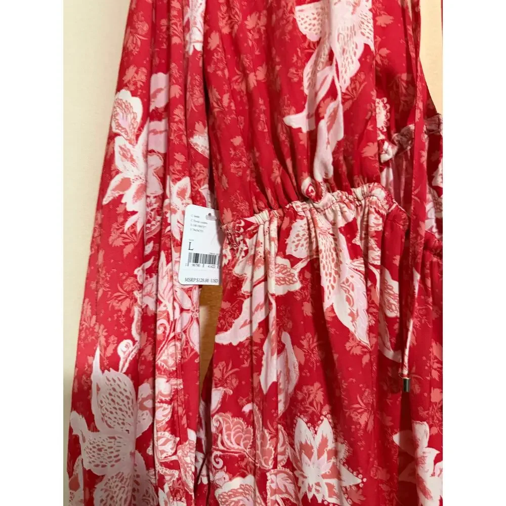 Free People Soli Boho Floral Mini Dress Size Large